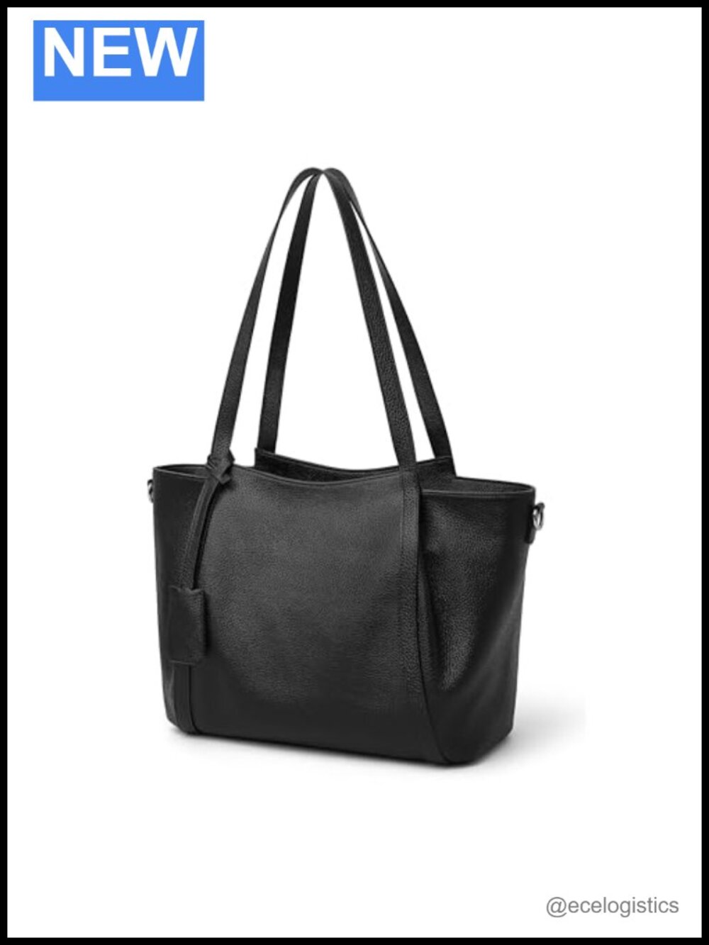 Genuine Leather Tote Bag Large Top Handle Shoulder Purse Work Travel